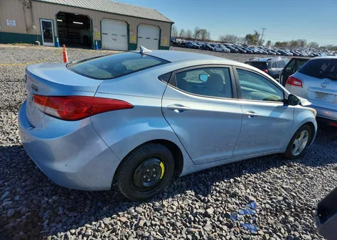 2011 Hyundai Elantra Gls from USA, damaged, VIN KMHDH4AE2BU097320